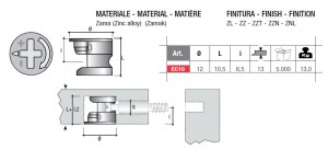 EXCENTER PRIEMER 12 MM EC10