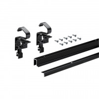 HETTICH 9279125 WingLine L vodiace profily 2400 mm čierne