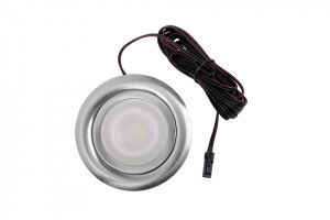 SAL LED bodov.12V 2W nerez br.teplá Bi