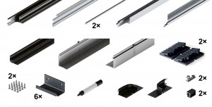 HAWA 31513 Folding Concepta III 20/25 Pull zásuvná sada, pravá