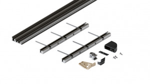 HAWA 31521 Folding Concepta III 20/25 sada vedenia pre 2 krídla, ľavá, čierna
