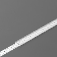 StrongLumio kryc. lišta C2 k profilu Slim 8/Smart10 naklapávac priesvitná 3000mm
