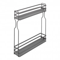 K-StrongWire dvojKôš 150mm so skrytým výsuvom ľavý