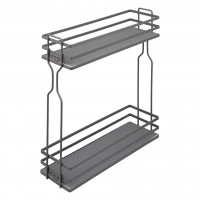 K-StrongWire dvojKôš 200mm so skrytým výsuvom ľavý