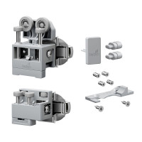 HETTICH 9339366 WingLine L new do 12 kg,sada s pružinou,šedá,pravá,s vedením