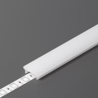 StrongLumio krycia lišta K k profilu Floor naklapávacia mliečna 4100mm