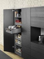 K-BLUM SpaceTower Legrabox C Pure, karbon čierná CS-M, KB-1200 mm