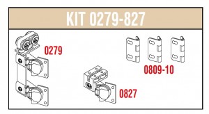 SISCO 279-827 kov.pre sklád.dvere-2 krídla