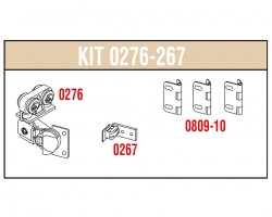 SISCO 276-267 kov.pre sklád.dvere-2 krídla