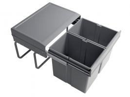 GOLLINUCCI Sorter Linea 296,500mm,2x15l,šedá