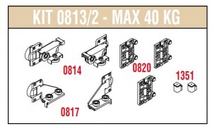 SISCO 0813/2 POS.SKLAD.DV.-KOV. NA 2 kr.