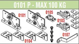 SISCO 101/P KOV.POS.DV. 100kg (87400)