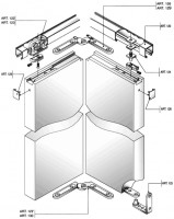 SISCO 123PB2 SKL.INT.DV. 100cm