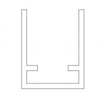 TERNO Versatile spodný profil art. 630, 6m TERNO Versatile spodný profil art. 630, 6m