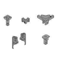 HETTICH 9360730 FurnSpin Cadro bez profilov sada biela