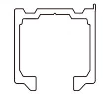 StrongLine Turnio horné vedenie elox 2,5m