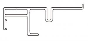 StrongLine Turnio spodné vedenie elox 2,5m