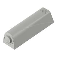 HETTICH 9375900 piestik PTO s čočkou, krátký, s adaptérom, šedá