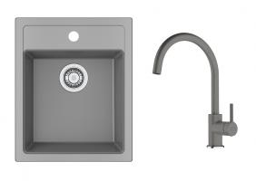 FRANKE Set T121Š SID 610-40 šedá + FC 6018.084