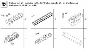 TERNO T-Belt Step sada kovania pre posledné dvere 80kg čierna