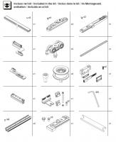 TERNO T-Belt Universal sada kovania pre prvé dvere 80kg čierna