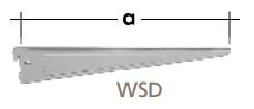 DX konzola dvojitá 470mm šedá