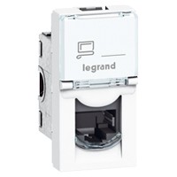 Legrand POP-UP diel 76551 1XRJ45 biely