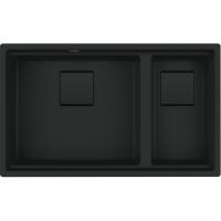 FRANKE Drez KNG 120/2 760 x 460 mm, matná čierna