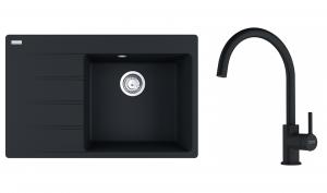 FRANKE Set G271MČ CNG 611-78 TL/7 m.čierna + FC 6018.901