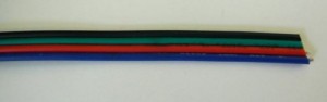 StrongLumio plochý RGB Kábel (štvorlinka)
