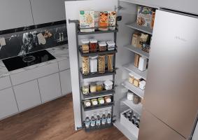 K-KES Tandem Side III, potravinová skriňa, Arena Style, 600/1700mm, antracit