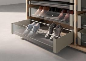 K-KES Conero, zásuvka na topánky s pred. a zad.výplň.,H168/475, KB=900,champagne