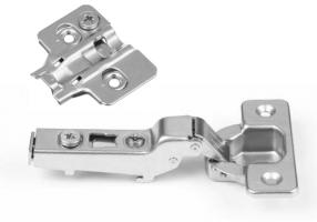 K-StrongHinges S5 záves klip polonaložený bez tlmenia 110° podložka skrutka exc.