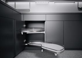 K-KES LeMans II, police a uchytenia, Arena Classic, biela/chróm, P, 450/720-900