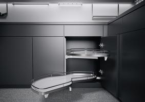 K-KES LeMans II, police a uchytenia, Arena Classic, biela/chróm, L, 600/720-900