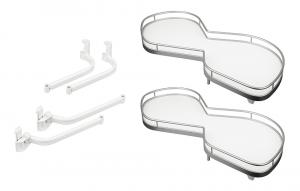 KES 235010 LeMans II, roh. police, Arena Classic, 400mm, pravý -biela/strieborná