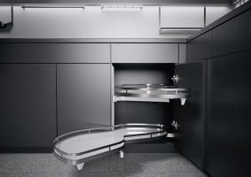 K-KES LeMans II, police a uchytenia, Arena Style, biela/chróm, L, 450/600-750