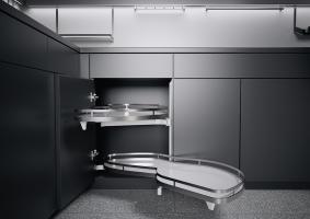 K-KES LeMans II, police a uchytenia, Arena Style, biela/chróm, P, 450/min 1265