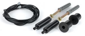 StrongLumio závěsná lanka k profilům Maglyte, černá