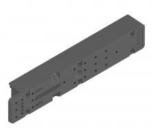 BLUM Z95D4100 Space Step, dištančná lišta, tmavo šedá OG