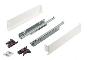 K-StrongMini zásuvka 89/270mm, tlmený plnovýsuv 30kg, biela