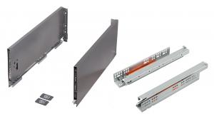 K-StrongMax 18 zásuvka H249/450mm push, sivá