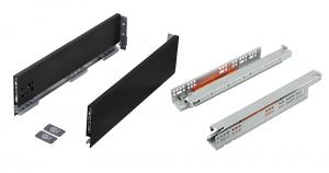 K-StrongMax 16 zásuvka H121/500mm push, čierna