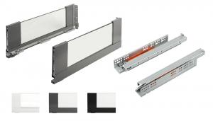 K-StrongMax 16 zásuvka H185/450mm bok sklo push, biela