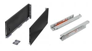 K-StrongMax 16 zásuvka H185/500mm push, čierna