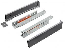 K-StrongMax 18 zásuvka H89/450mm push, sivá