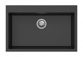 StrongSinks S3 Drez granit Ipel 780x510mm bez odkvapu čierna
