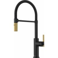 FRANKE Batéria FG 4768.904 Maris Stripes Semi Pro čierna matná/zlatá