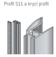 S-profi S11 strieborný elox 2,7m