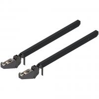 BLUM 22F3500 Aventos HF Top ramena - 600-910mm, Eclipse černá